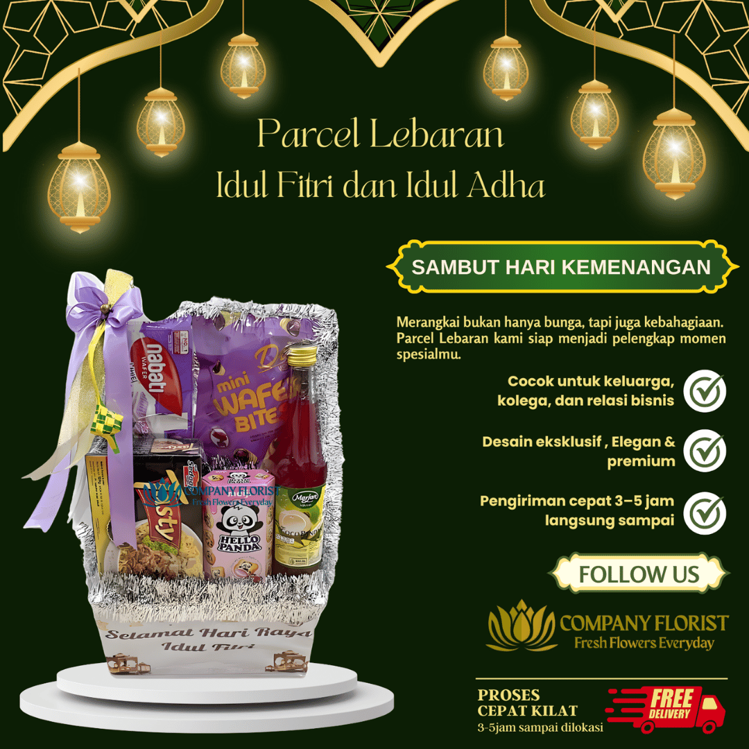 Parcel Snack Lebaran Elegan Cocok untuk Relasi Kantor
